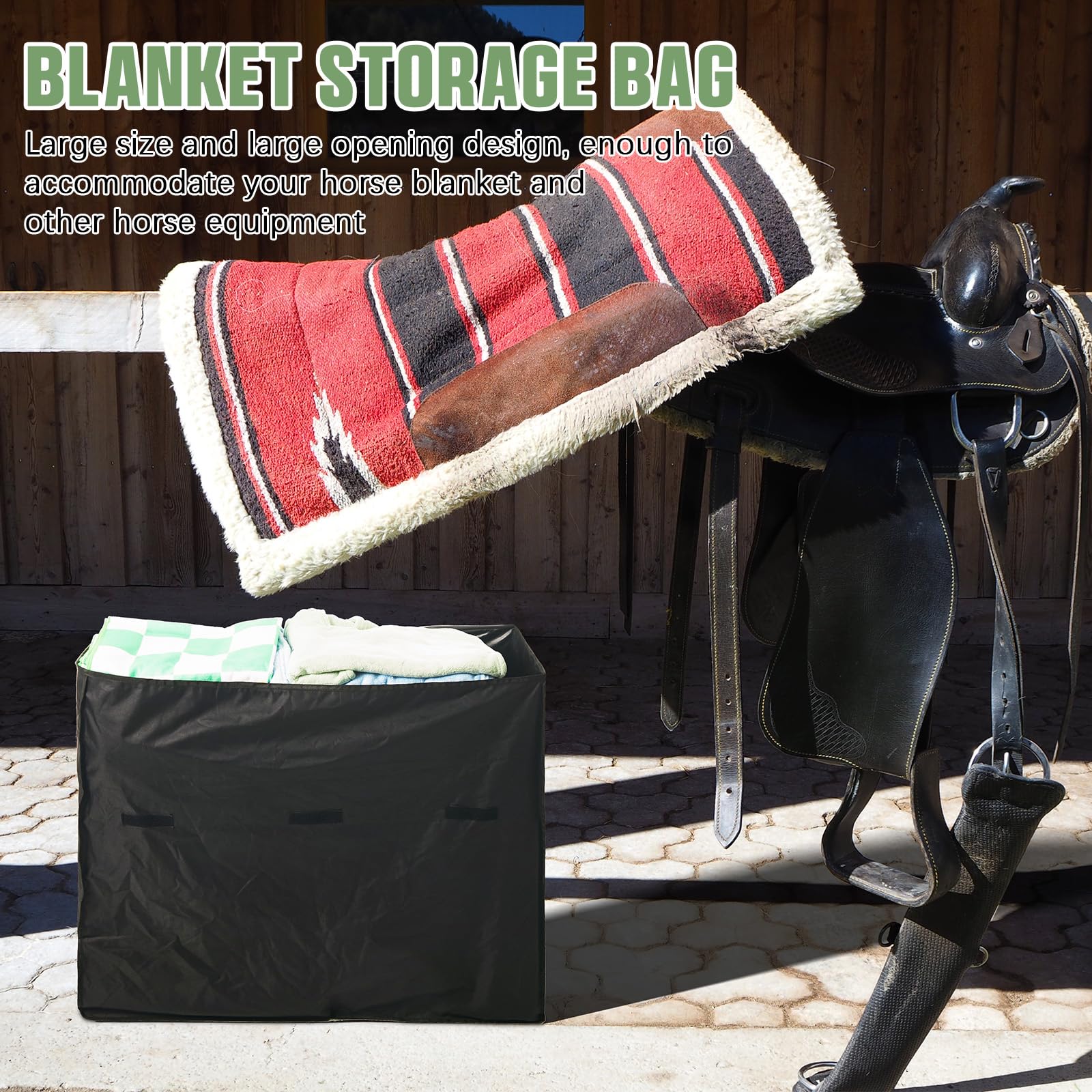 GliCraft hook-loop-closure keeps blankets secure during transport and high locations.