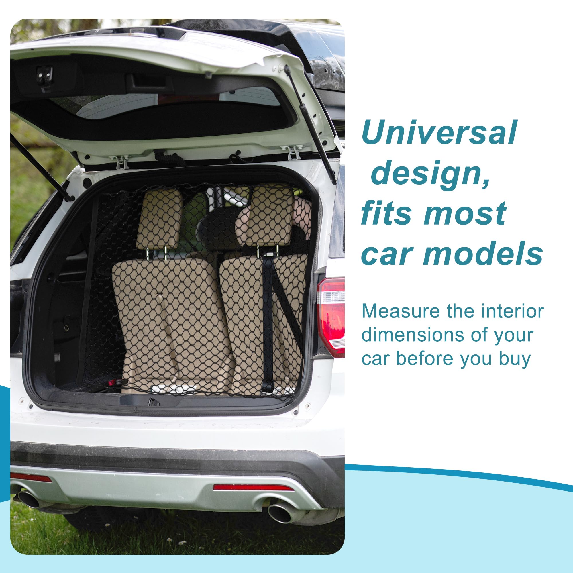 GLIDESMOOTH barrier folded for compact storage in car trunk
