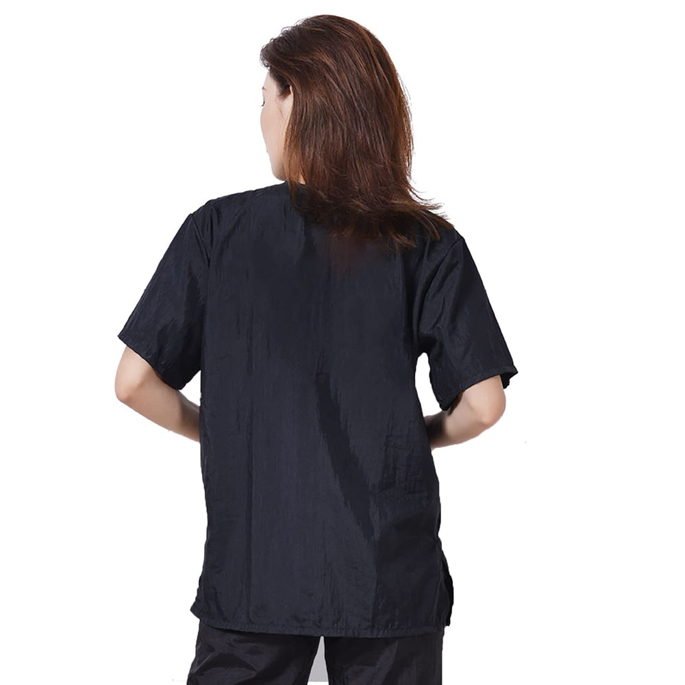 Gliitatu smock double-pockets-zipper offers easy tool storage for on-the-spot grooming tasks