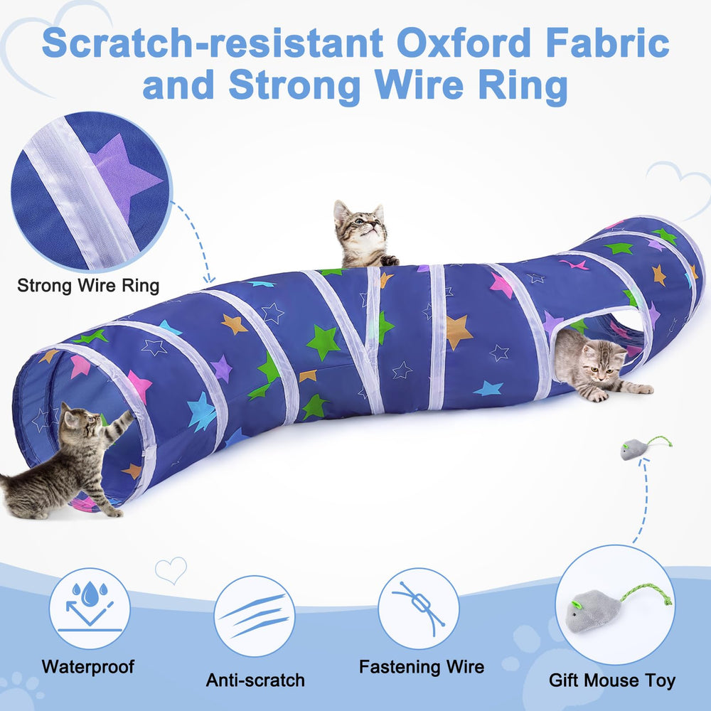 Glittme Cat Tunnel color options add playful room accents.