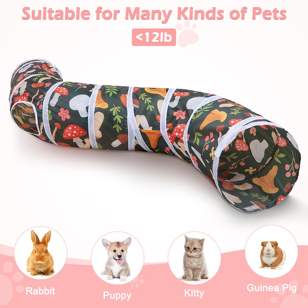 Glittme cat tunnel portable and ideal for trips and camping