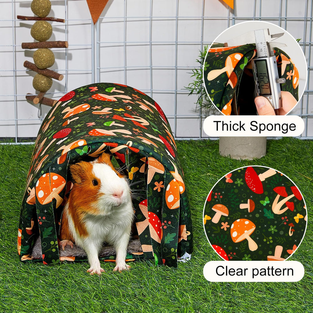 Glittme curtains at ends create a secure dark resting space for naps.