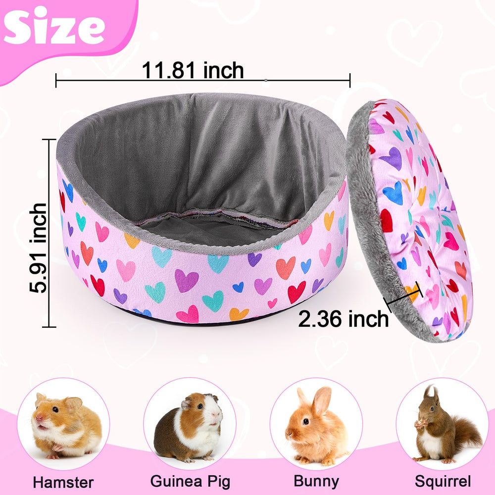 Glittme guinea pig bed varied patterns brighten indoor habitats.