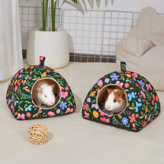 Glittme Guinea Pig Hideout 2Pack inside view reveals spacious hide-and-play area.