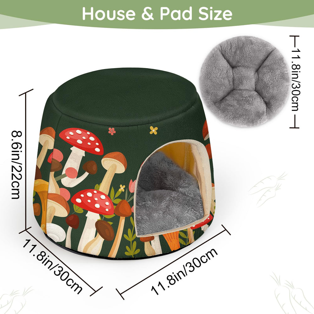 Glittme Guinea Pig Hideout cartoon pattern adds playful charm and exploration cues.