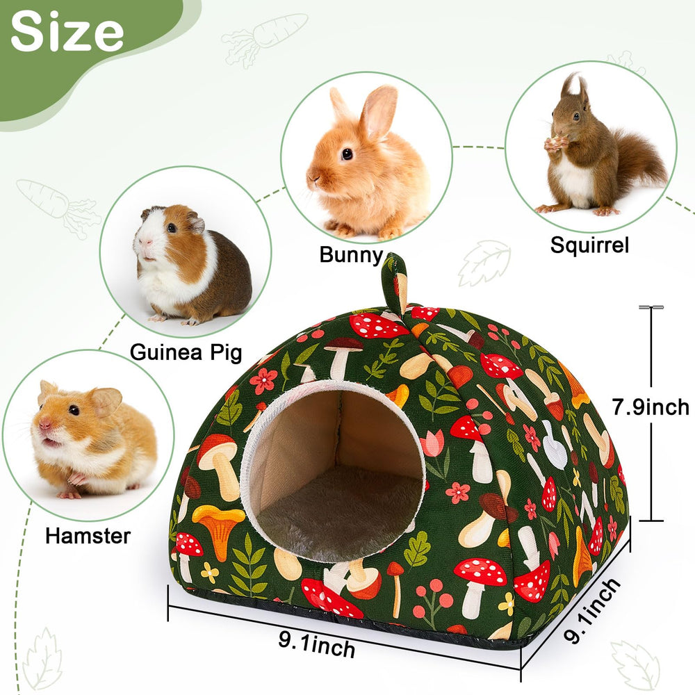 Glittme Guinea Pig Hideout cushions removable for machine washing