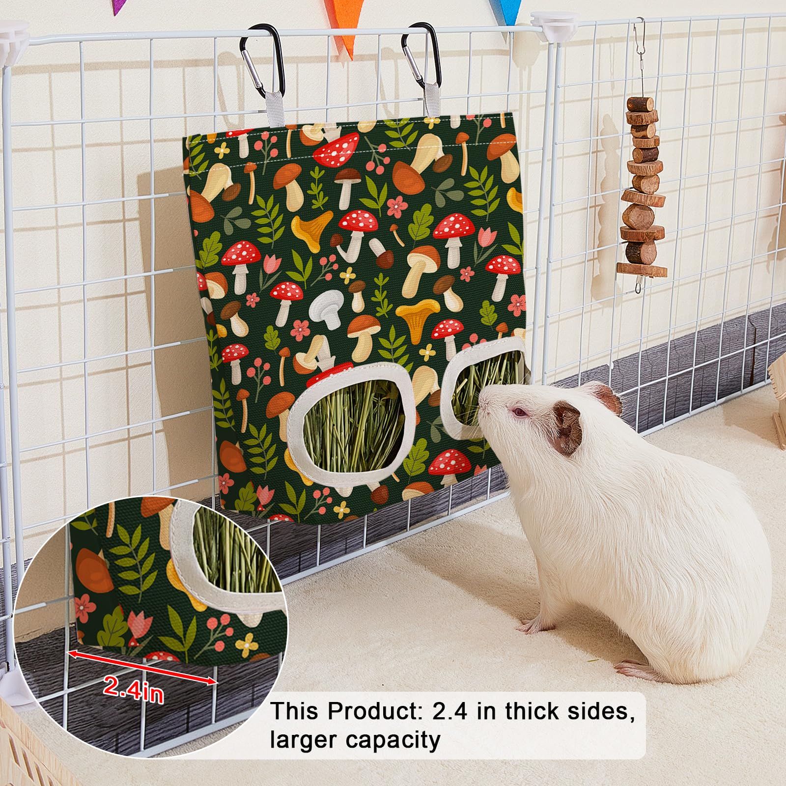 Glittme hay feeder size 11.5x9 inches fits most small pets
