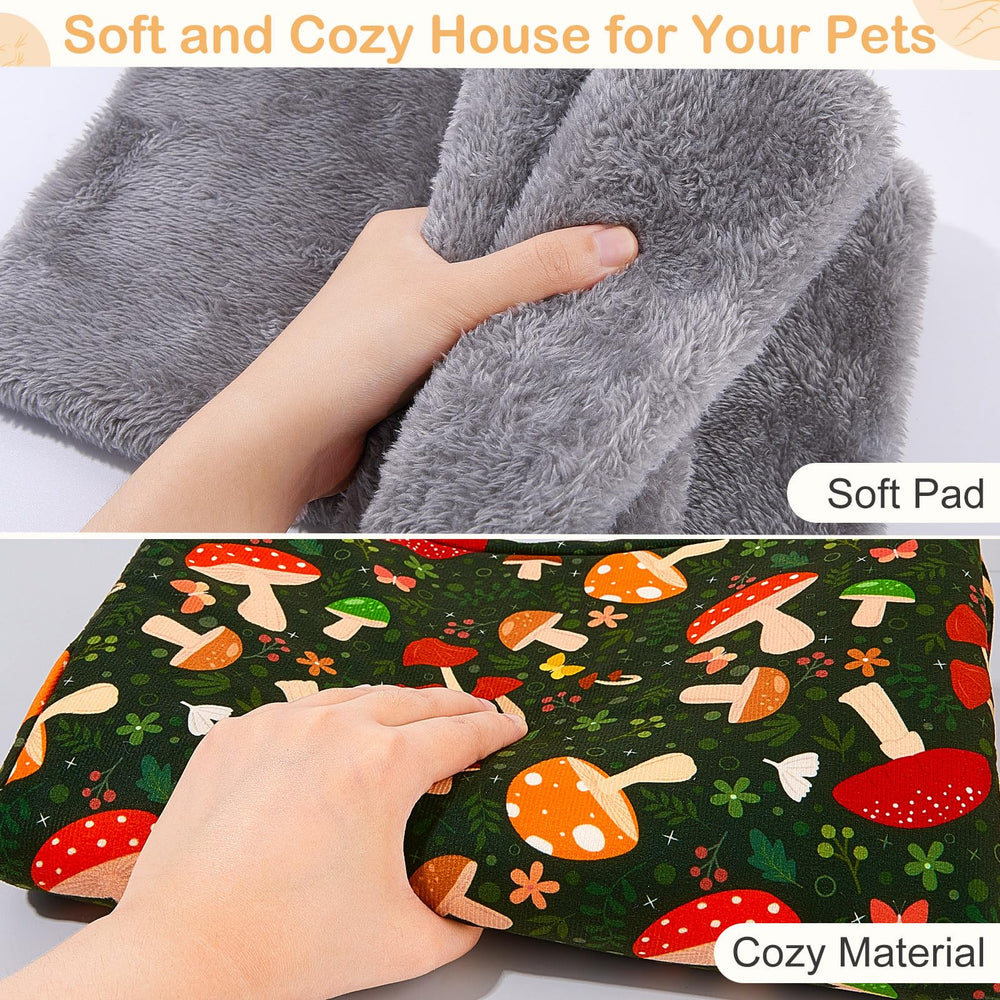 Glittme two-entry tunnel gives easy access and exploration for small pets.