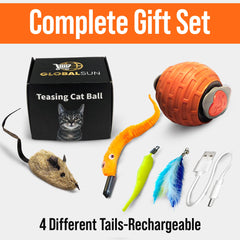 GlobalSun Speedy Tail 2.0 feather tail attachment for fluttering chase play