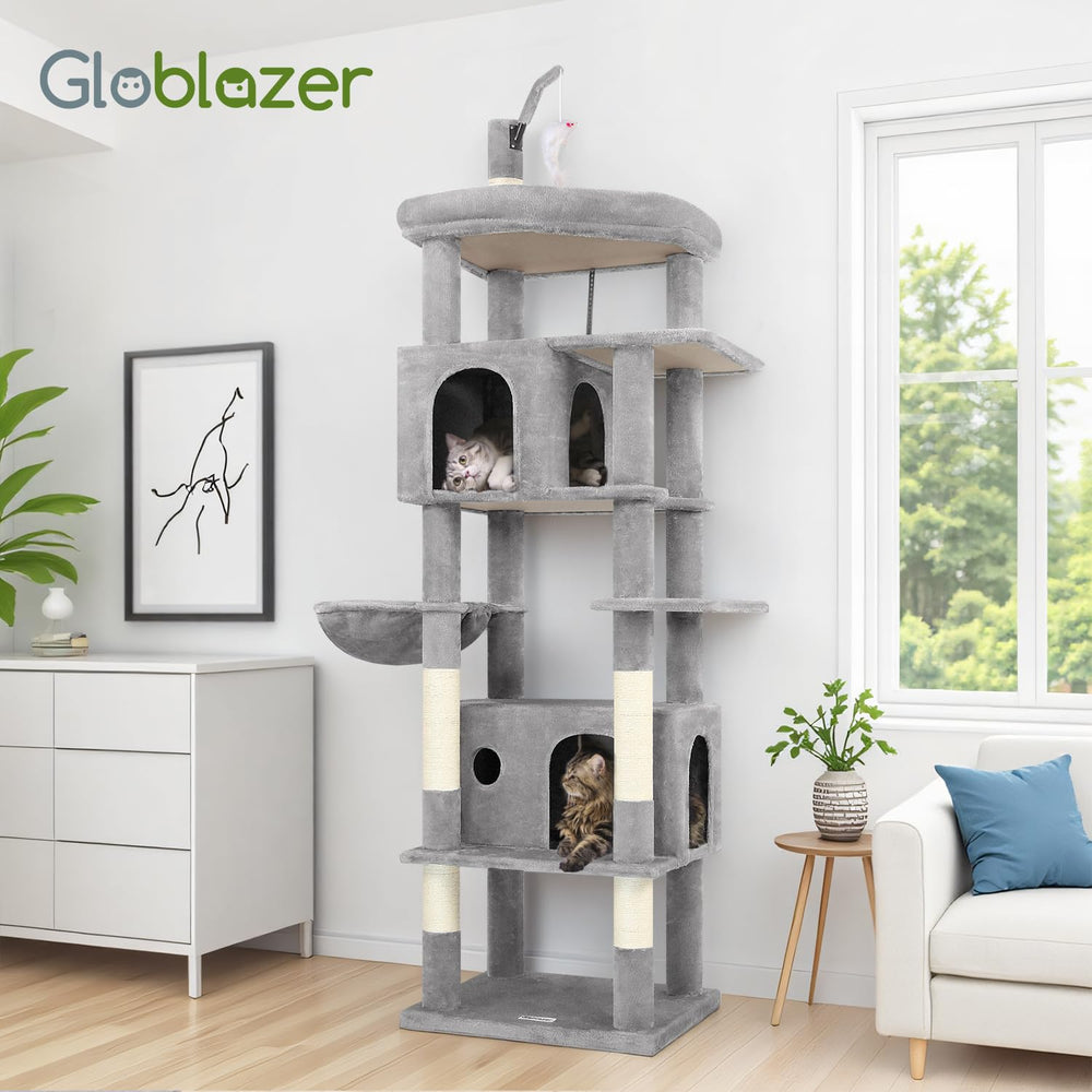Globlazer assembly with anti-tip straps ensures stable setup