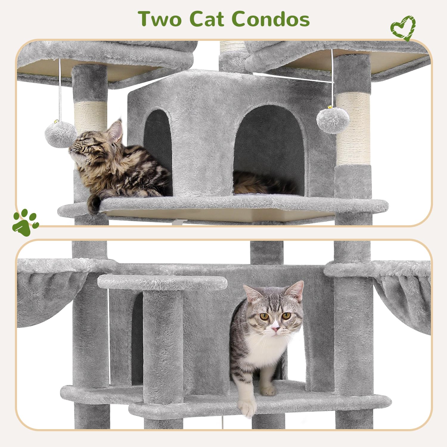 Globlazer Big Cat Tower condos offer private retreats for cats