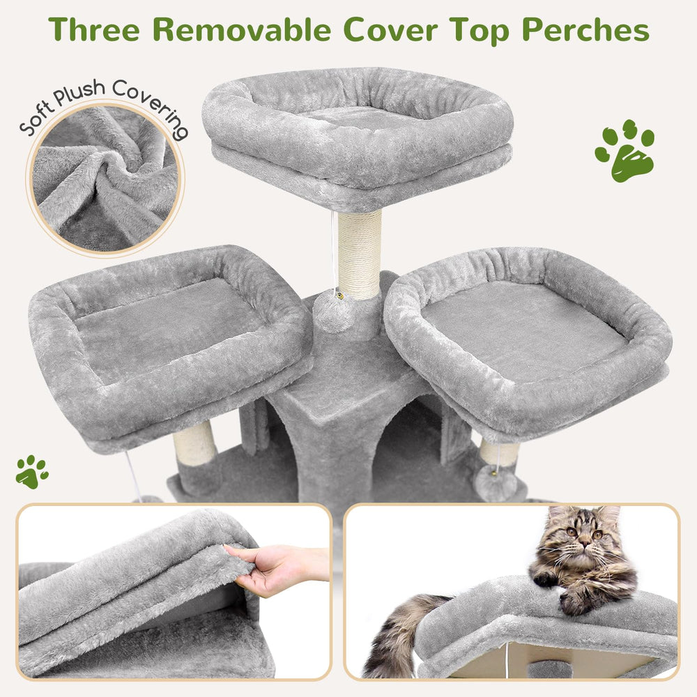 Globlazer Big Cat Tower sisal posts offer durable scratching surfaces