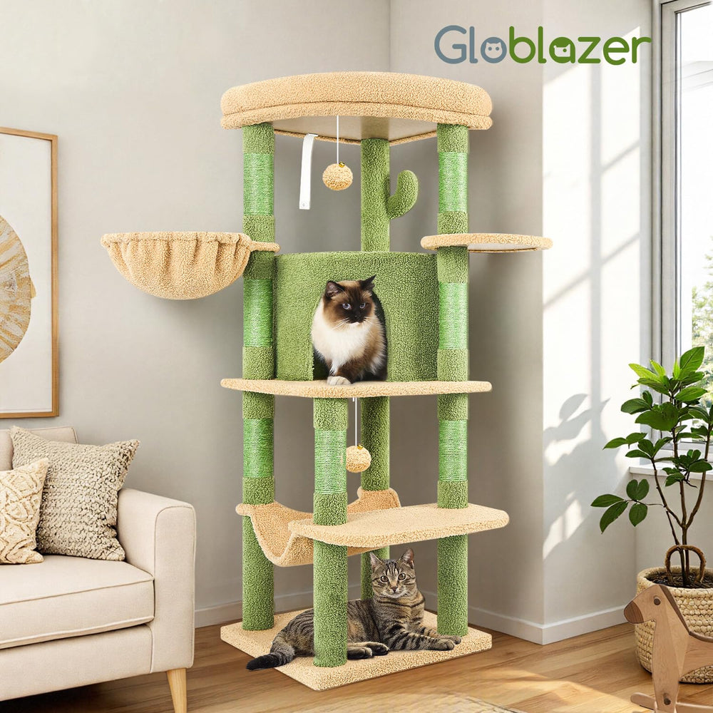 Globlazer Cactus Corner Cat Tree simple assembly with tools included