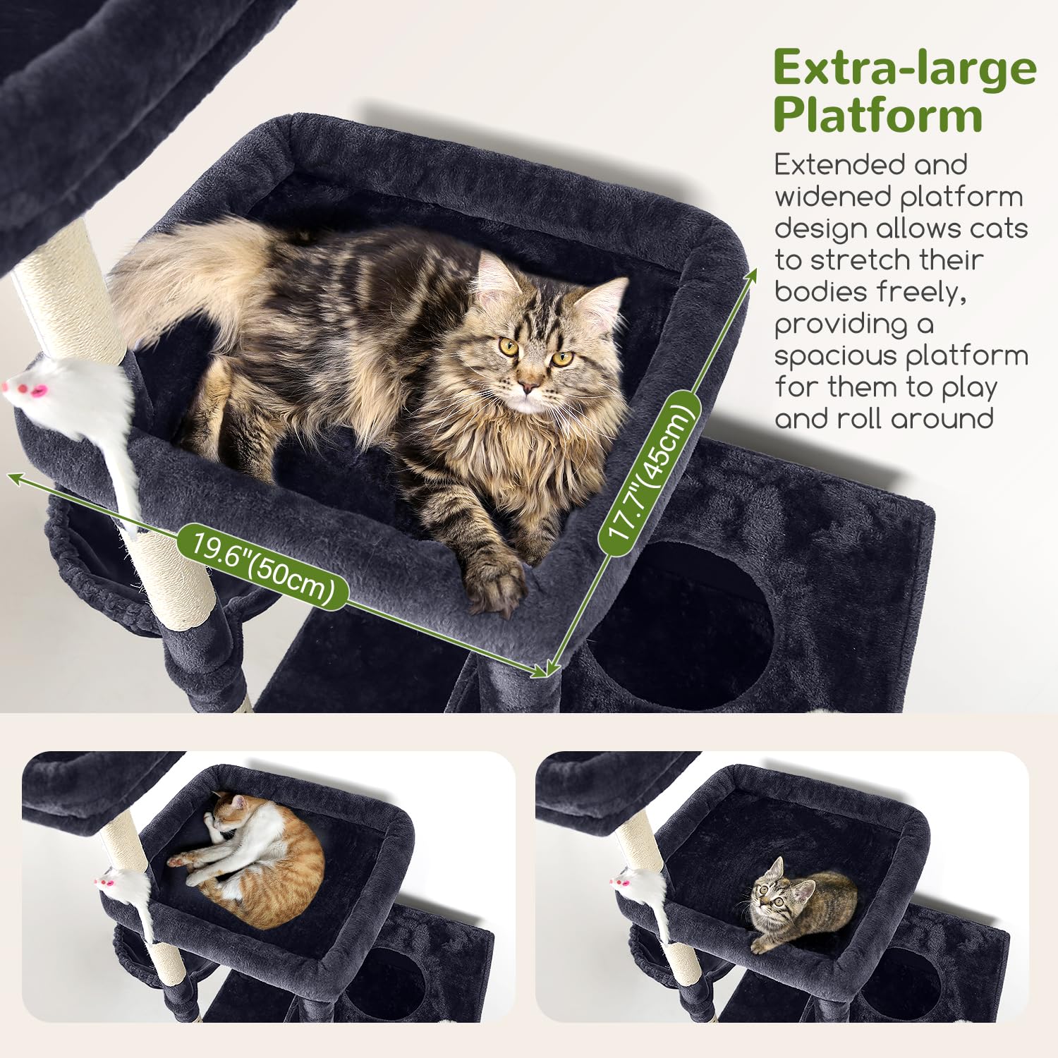 Globlazer eight-scratching-posts feature promotes natural scratching and play
