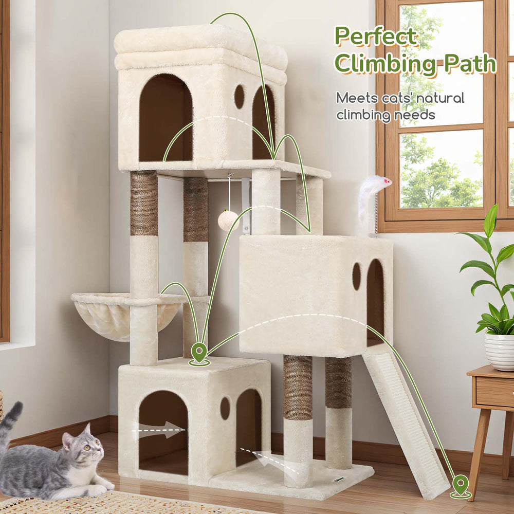Globlazer anti-tip straps anchor the tower for stable playtimes.