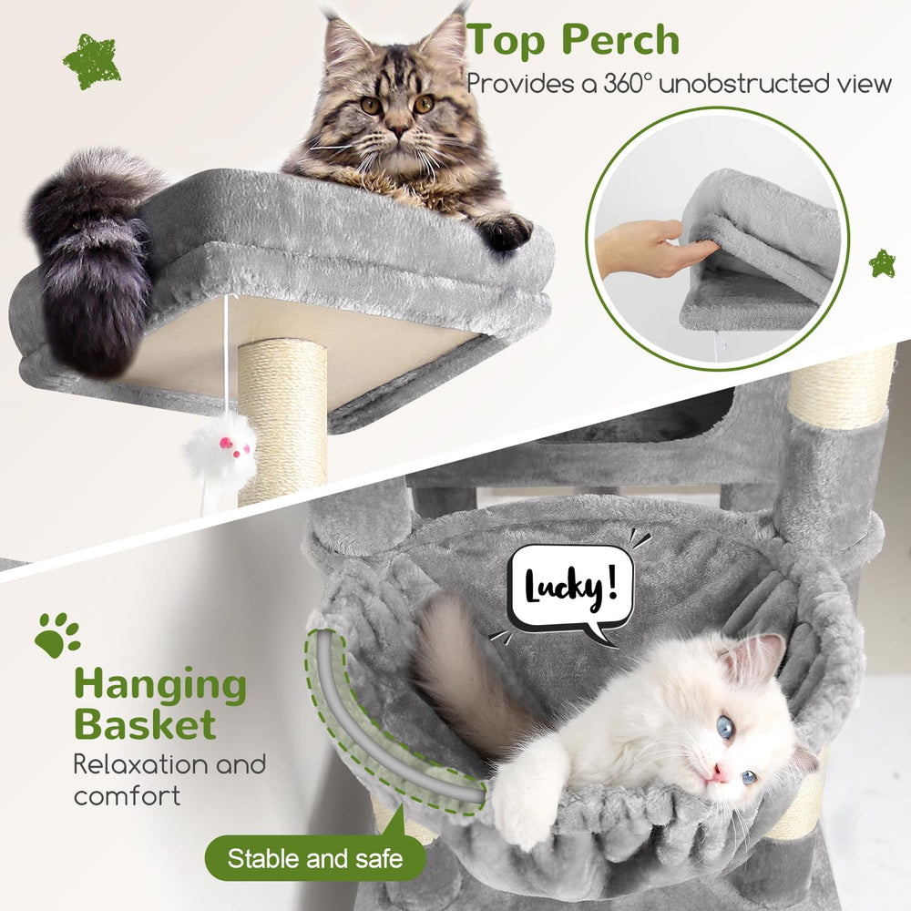 Globlazer hanging basket rest area provides a suspended elevated retreat for cats.