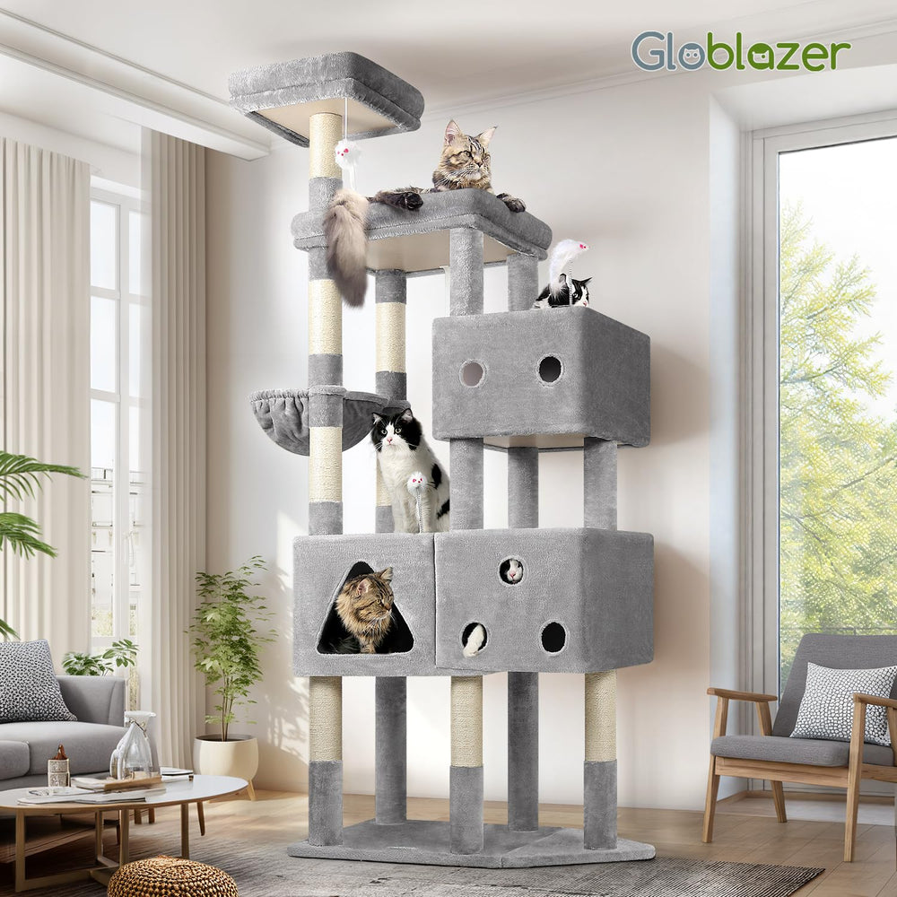 Globlazer light-grey finish suits living rooms while withstanding daily use.