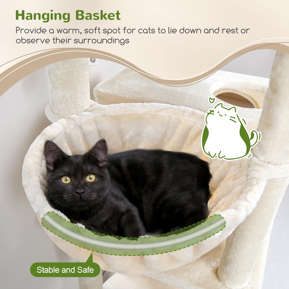 Globlazer cat tree tower scratching post—healthy outlet for claws
