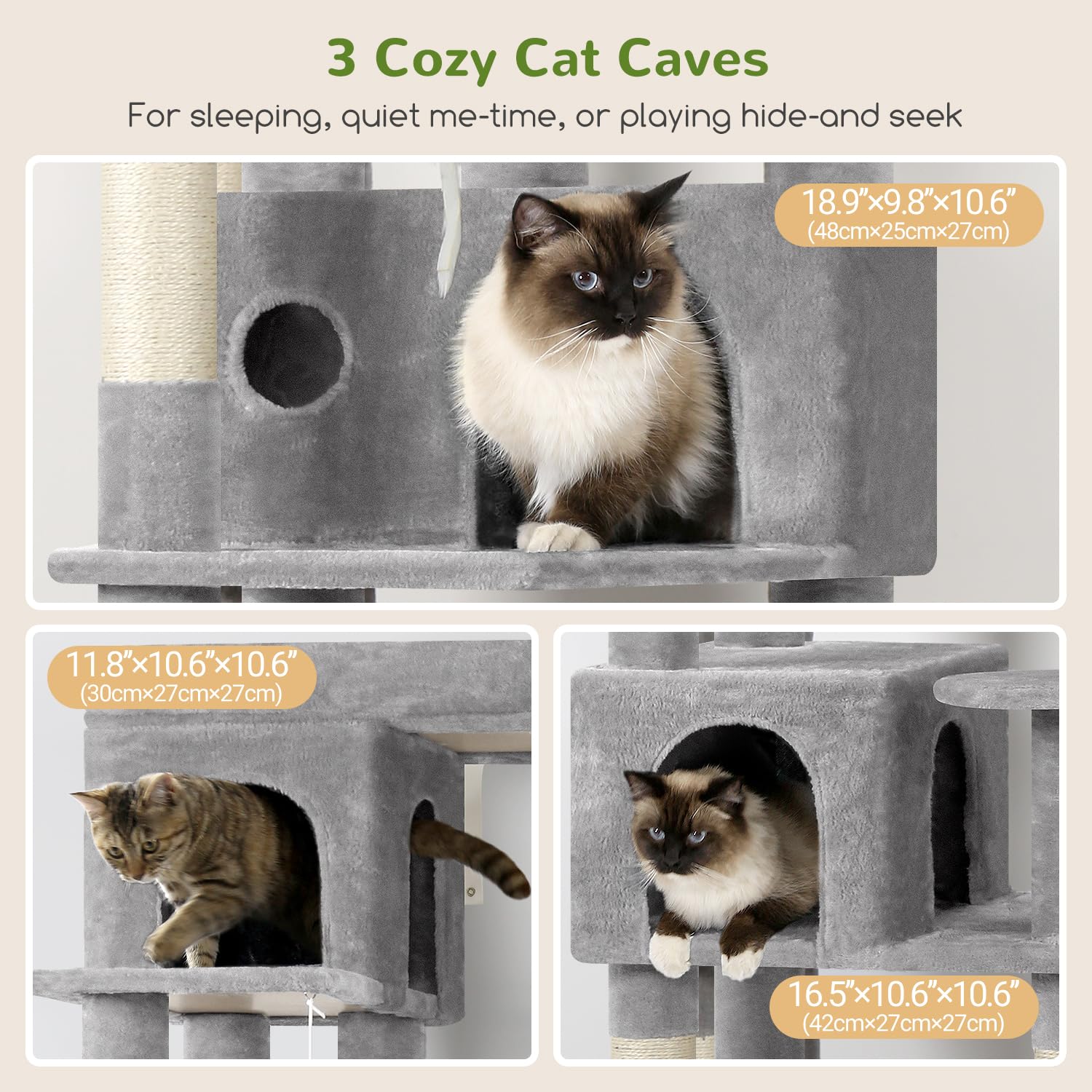 Globlazer Corner Cat Tree enlarged top platform provides extra lounging and visibility
