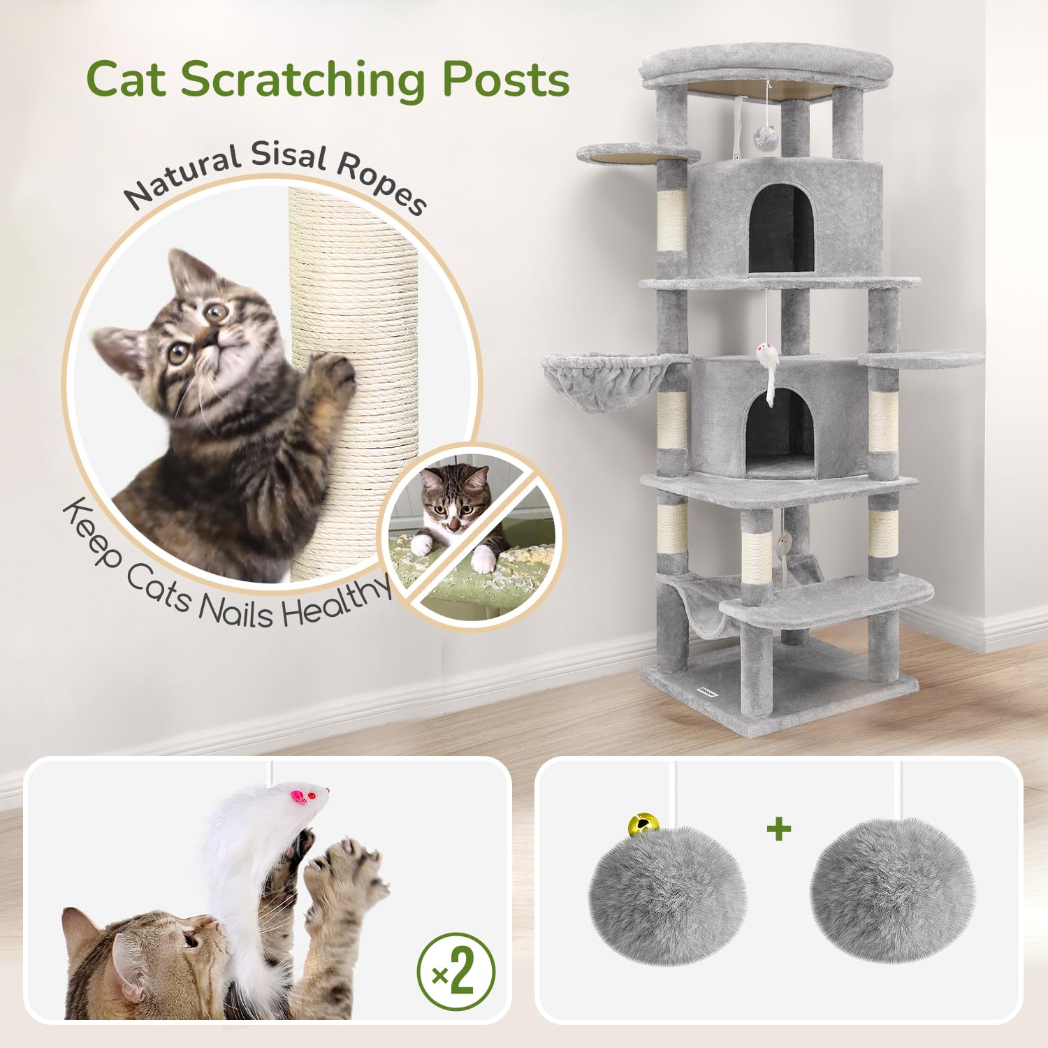 Globlazer corner cat tree extra-large-platform gives room to observe and stretch.