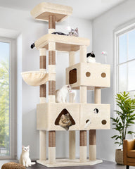 Globlazer extra-large cat tower 81-inch height for big cats, showcasing vertical play