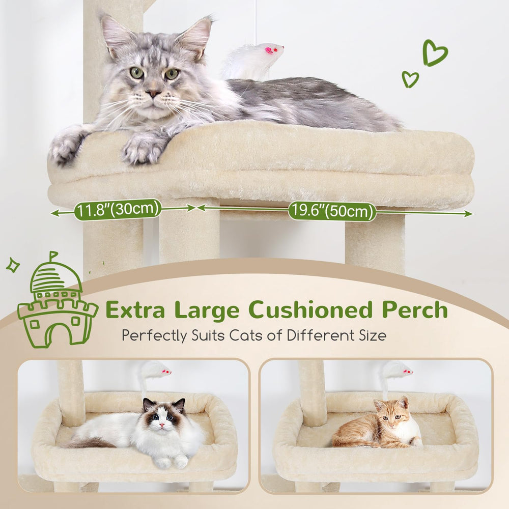 Globlazer F50 top perch with plush removable cover for cozy lounging.