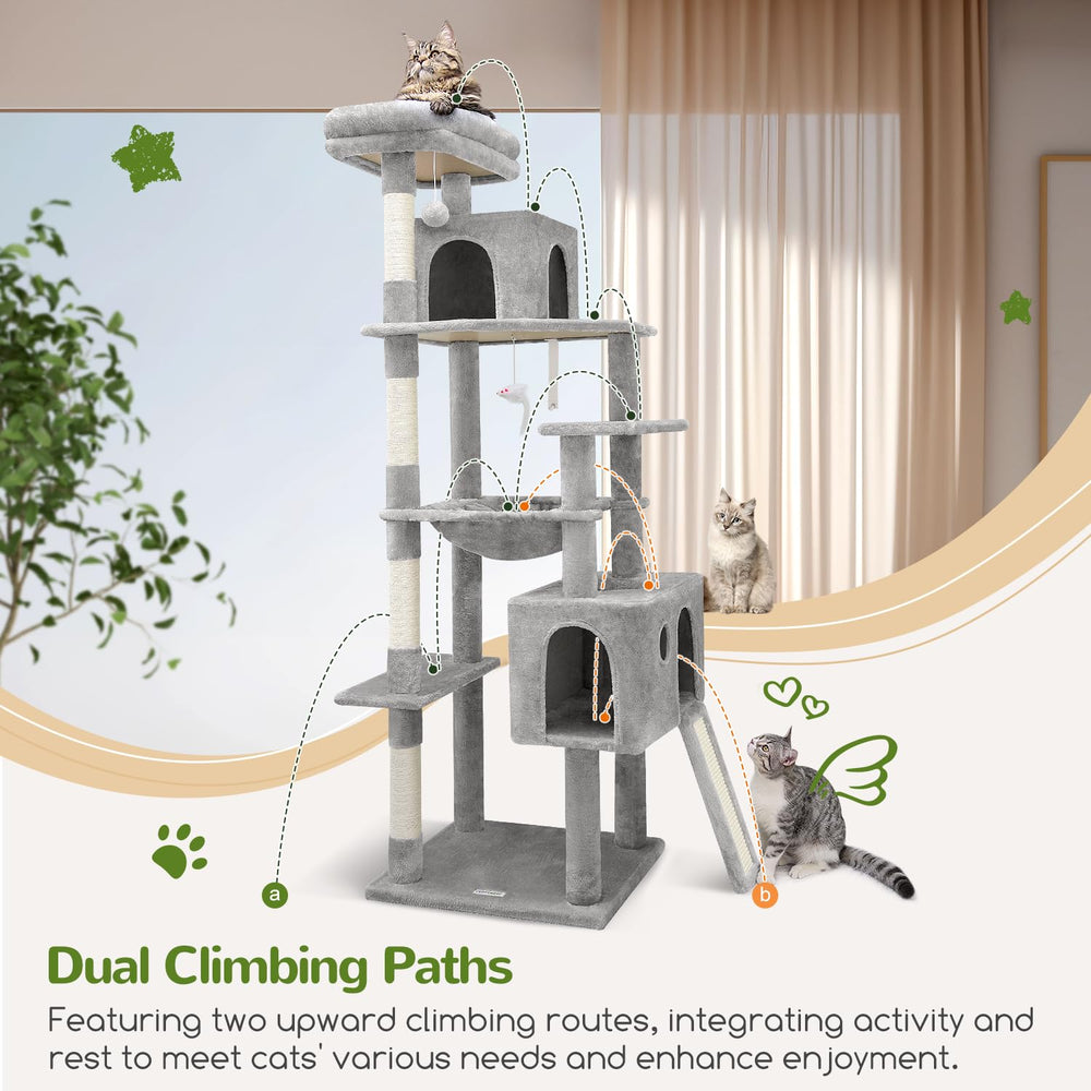 Globlazer F70 Pro dual climbing paths encourage activity while keeping cats engaged
