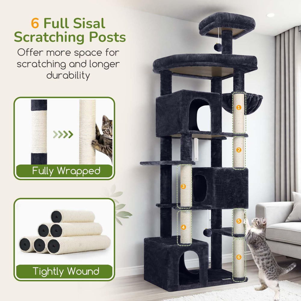Globlazer oversized perches offer elevated observation and resting spots.