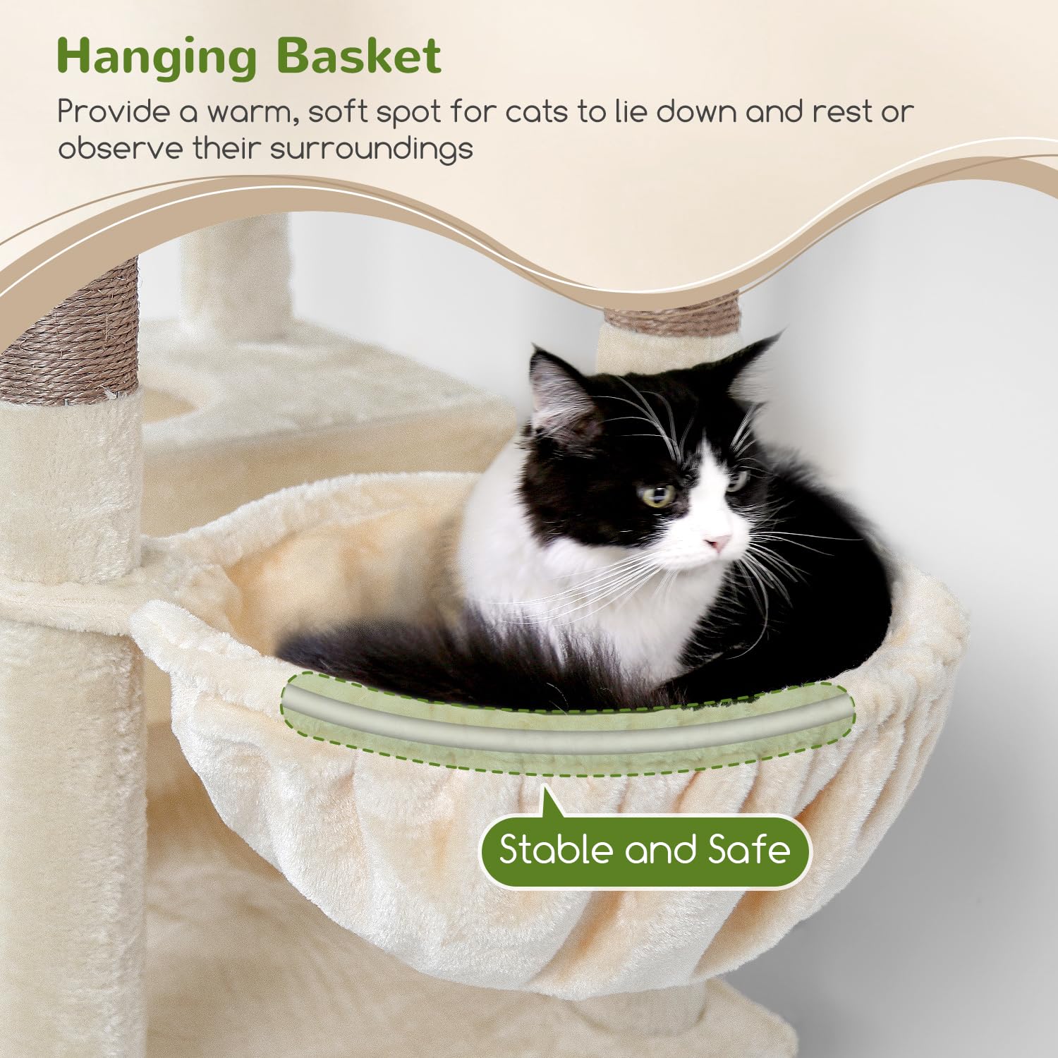 Globlazer S72 six scratching posts encourage healthy scratching and play.