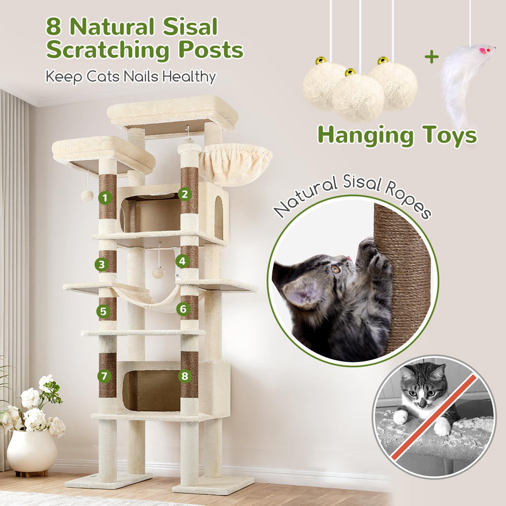 Globlazer XXL cat tree assembly-image featuring quick setup.