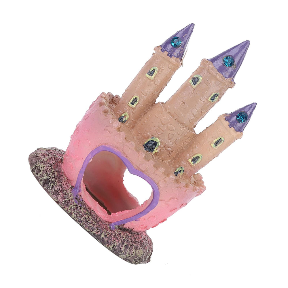 Glomora mermaid castle decor complements LED coral for Instagram-worthy themes