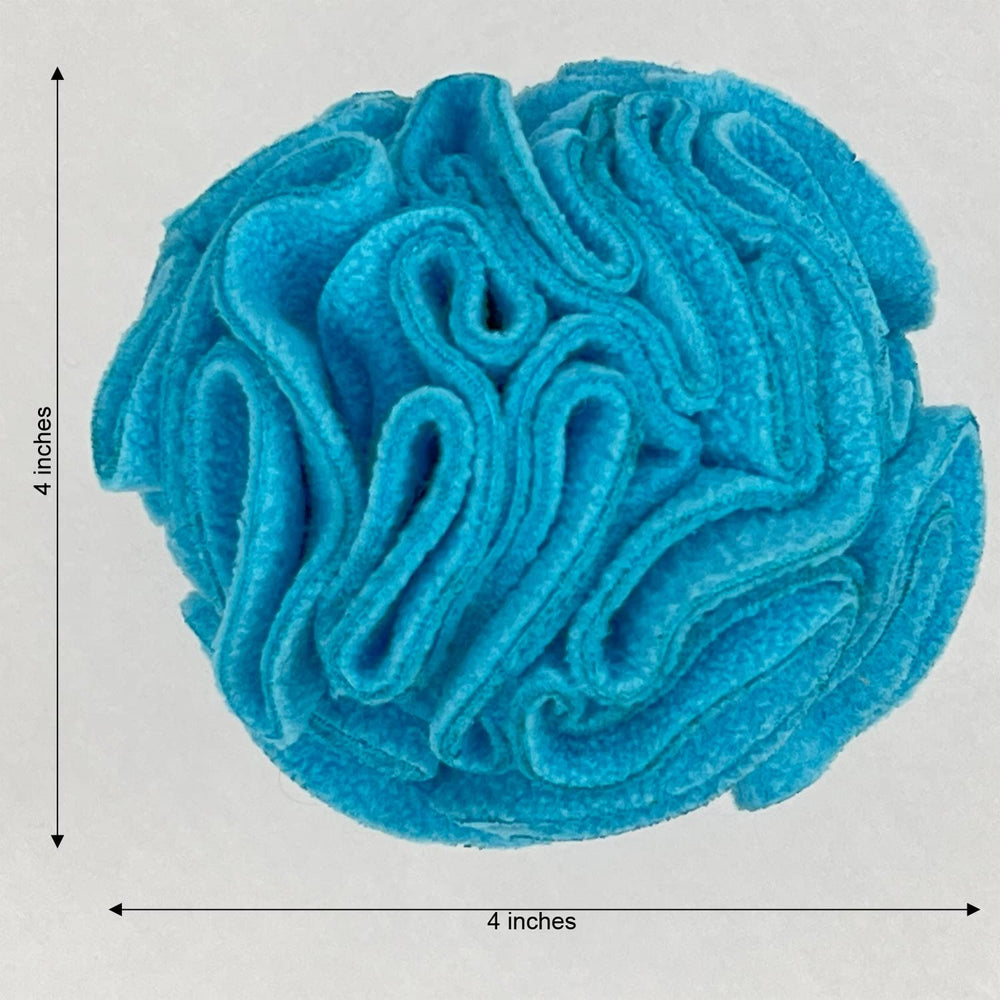 Glory To Dog snuffle ball scent-stimulation supports natural smell skills.