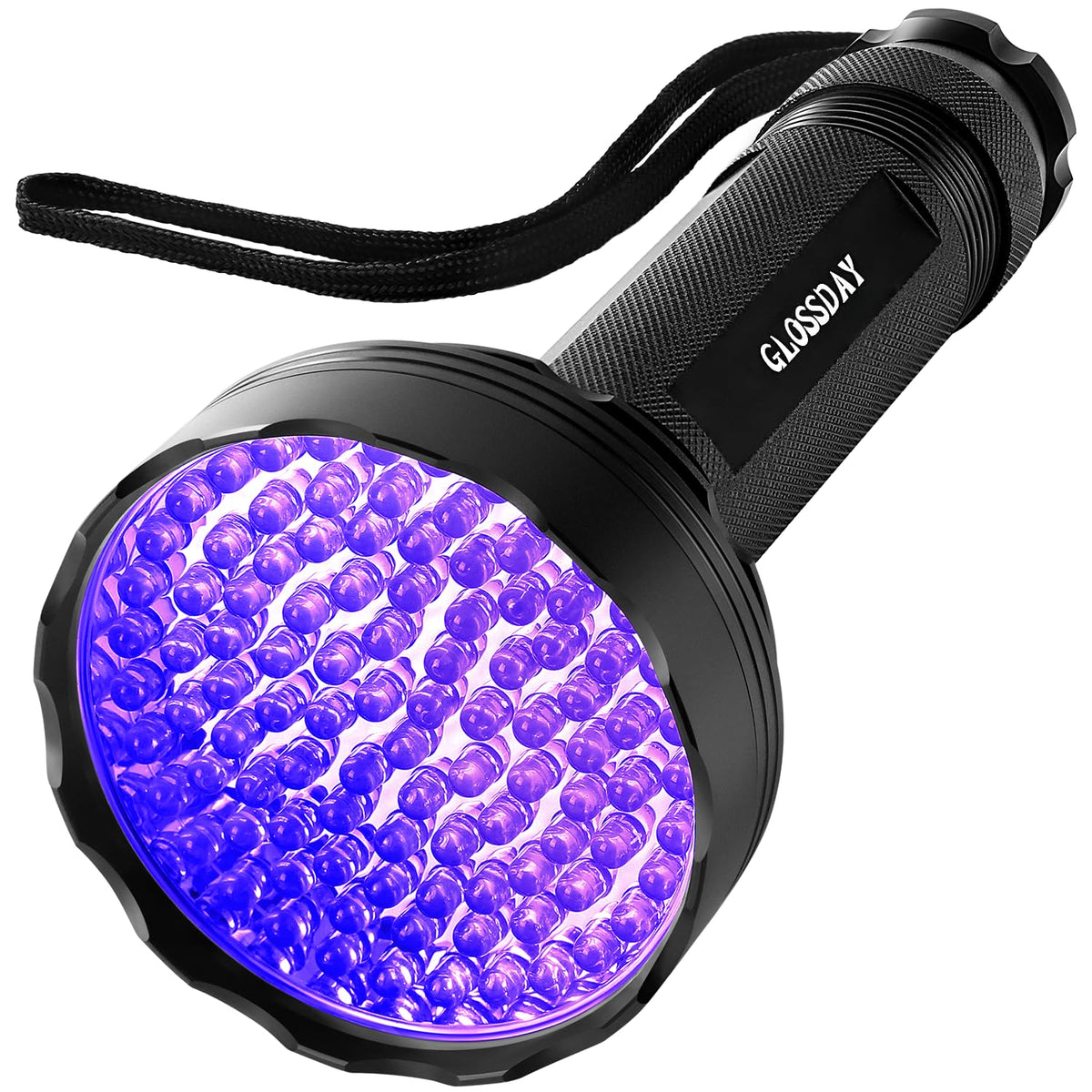 GLOSSDAY Linterna UV para detección de orina de mascotas, revela manchas invisibles.