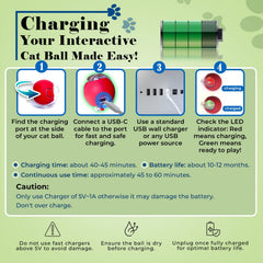 GlowPounce charging indicator shows battery status for reliable daily use.