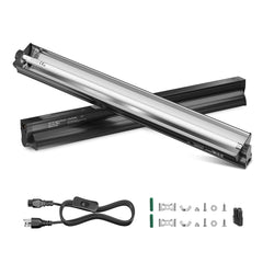 GlowUp 24W T5 UVB kit front view for reptile terrarium setup