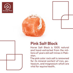 Glowyn Pink salt-lick minerals detail highlights 84 trace minerals.