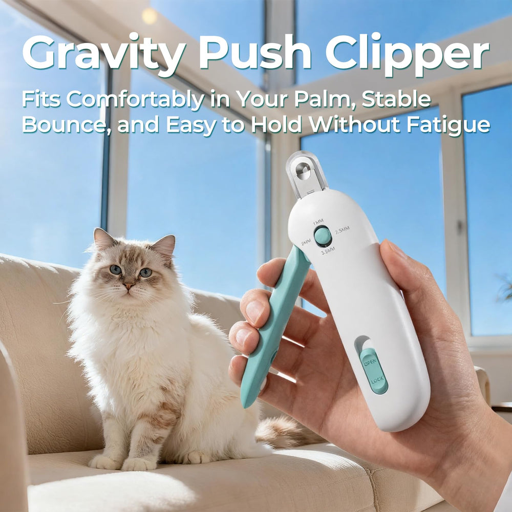 Glozaic cat nail clippers compact design for easy storage