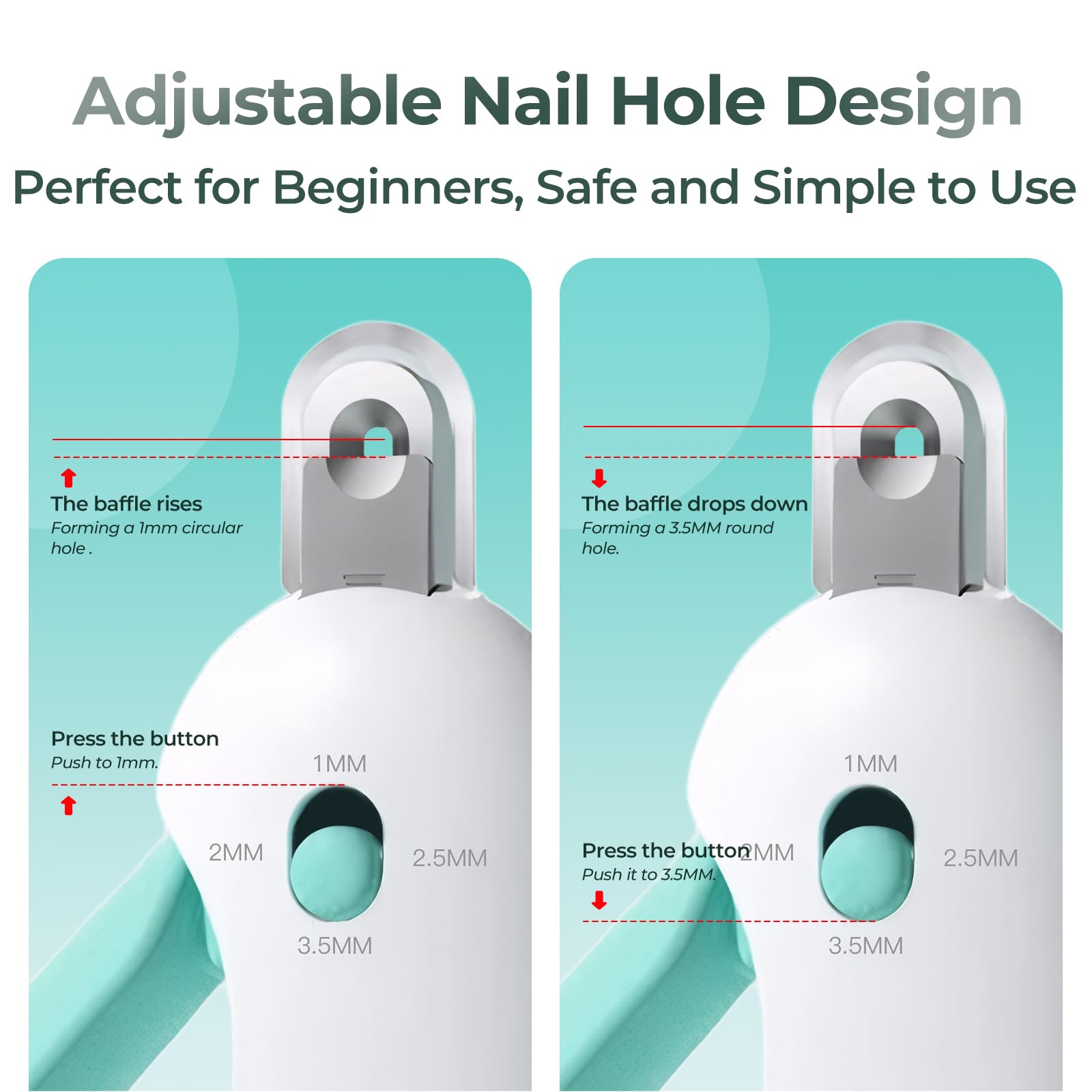 Glozaic cat nail clippers with ergonomic handle for comfortable grooming