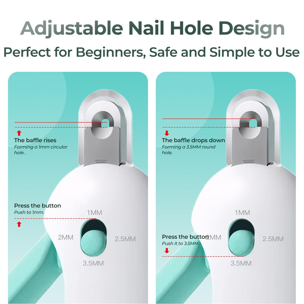 Glozaic cat nail clippers with ergonomic handle for comfortable grooming