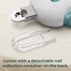 Glozaic cat nail clippers with removable debris box to keep trimming space clean