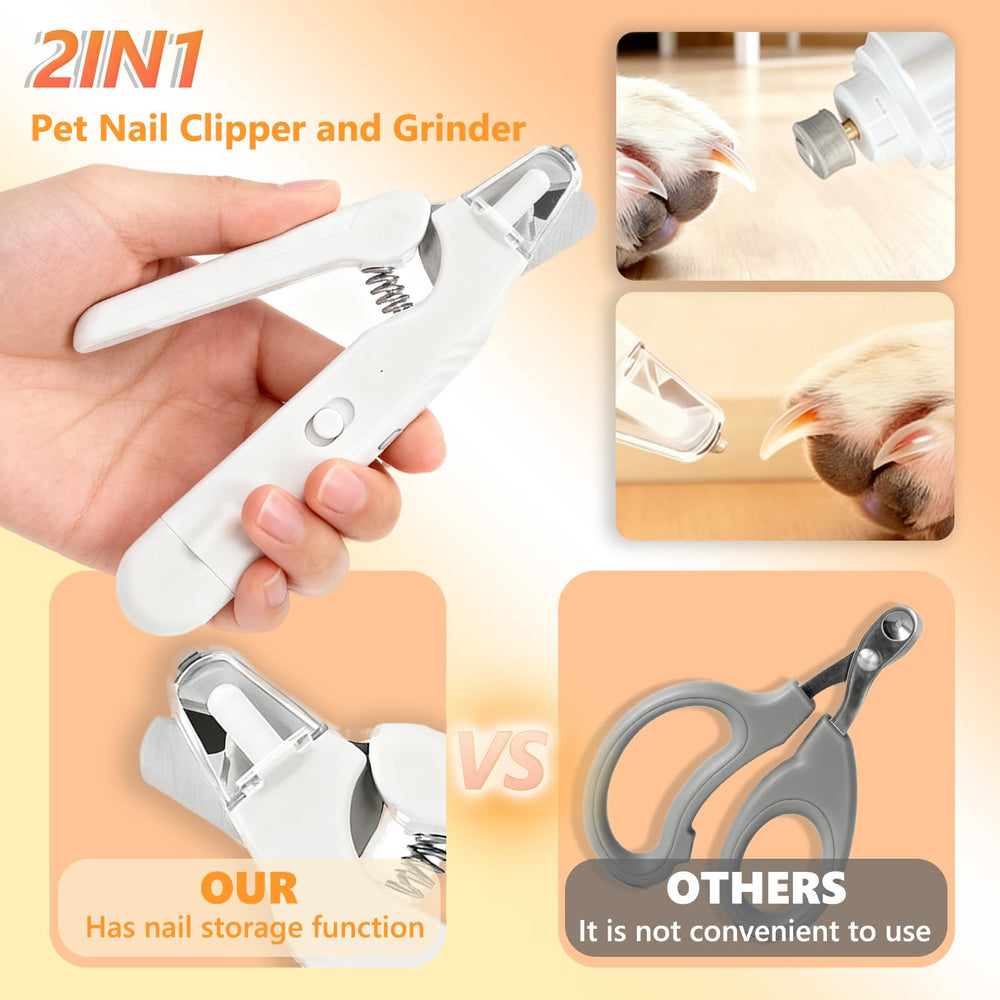 Glozaic dual-led spotlight close-up for precise, safer nail trimming.