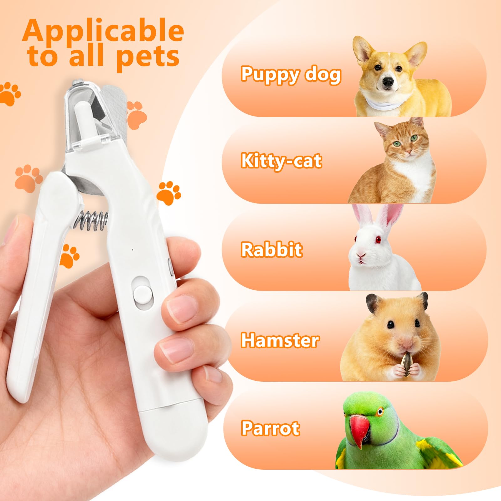 Glozaic quiet-operation setup shows low-noise grooming during use.