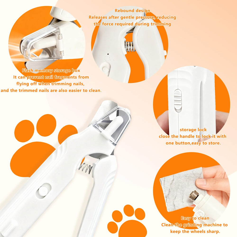 Glozaic stainless-steel-blade action delivers clean, one-cut trimming.