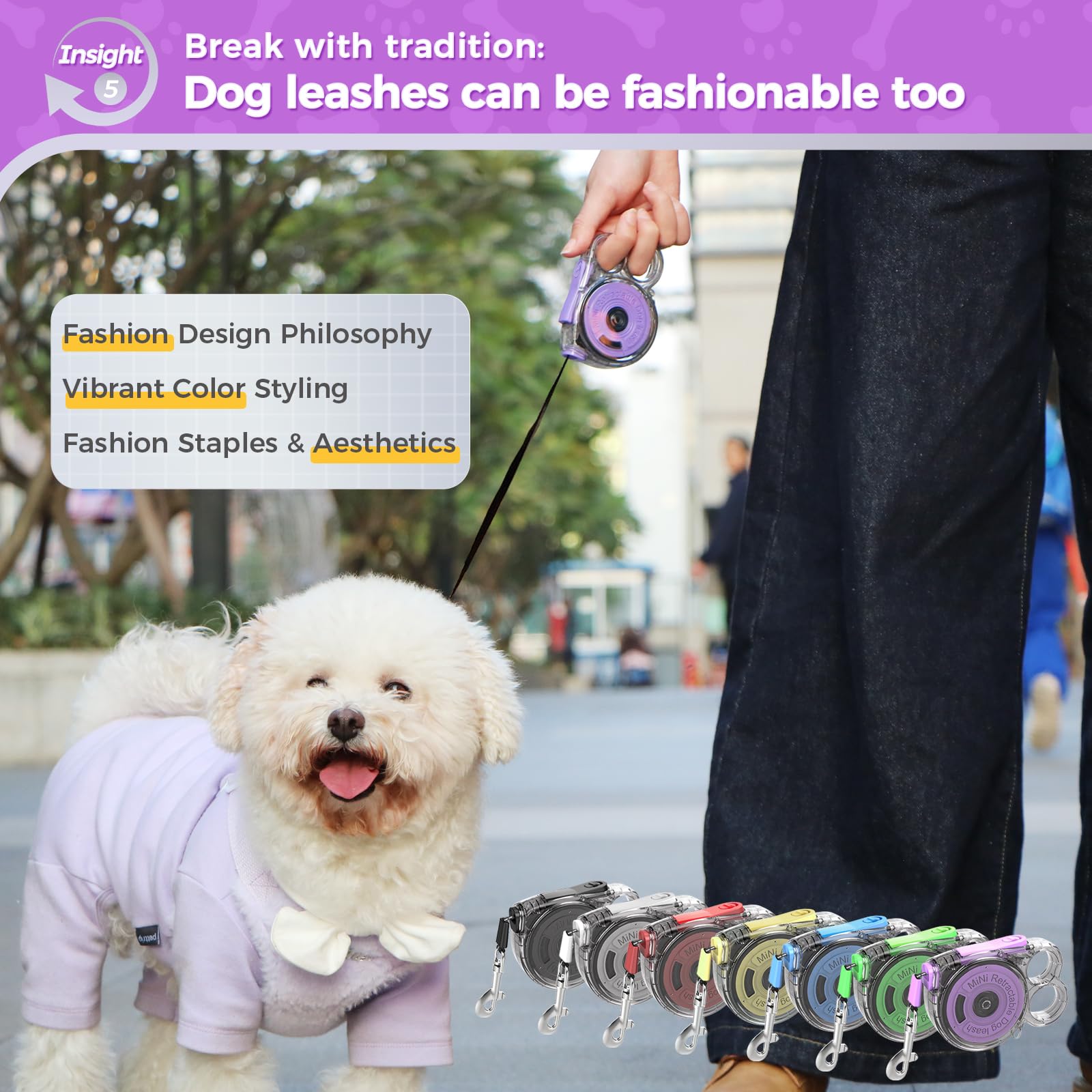 Gluckelk small-pet leash helps puppies and cats enjoy walks safely.