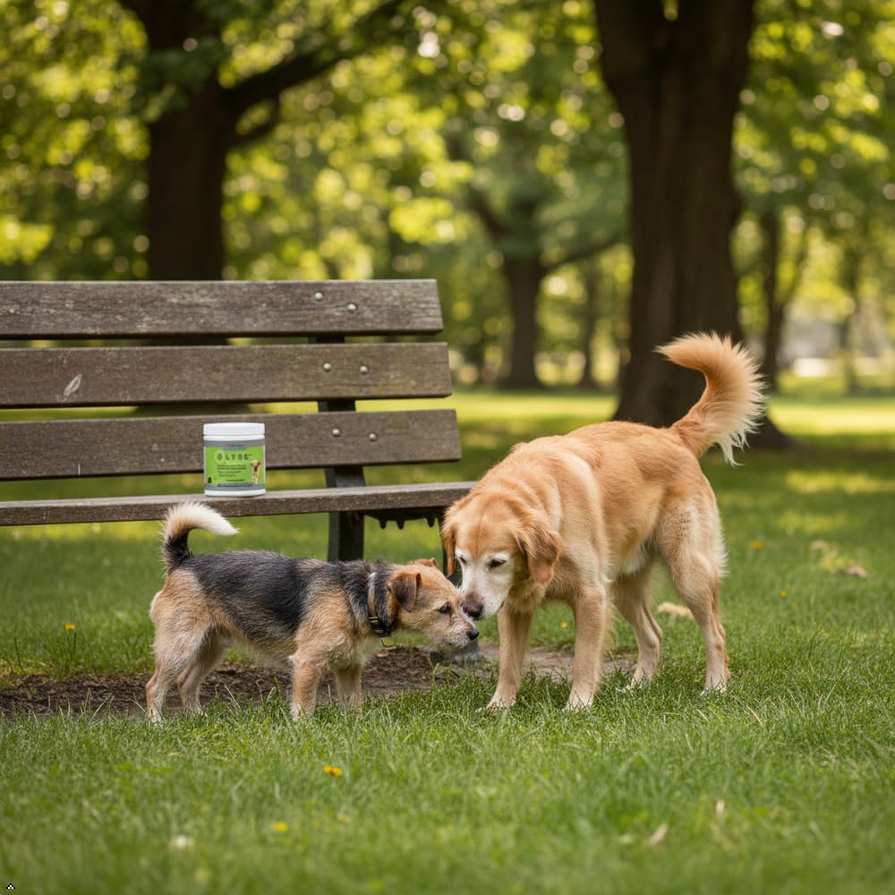 Glyde Mobility Chews packaging on shelf with label and benefits.