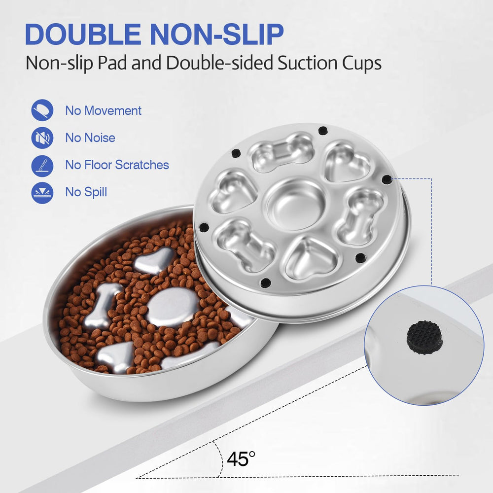 GLYVIAN dishwasher-safe stainless steel bowl for easy cleaning