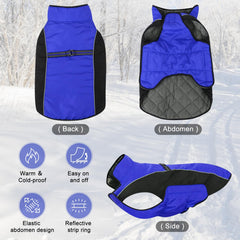 Gmayoo dog coat dual D-ring leash design for versatile leash setup