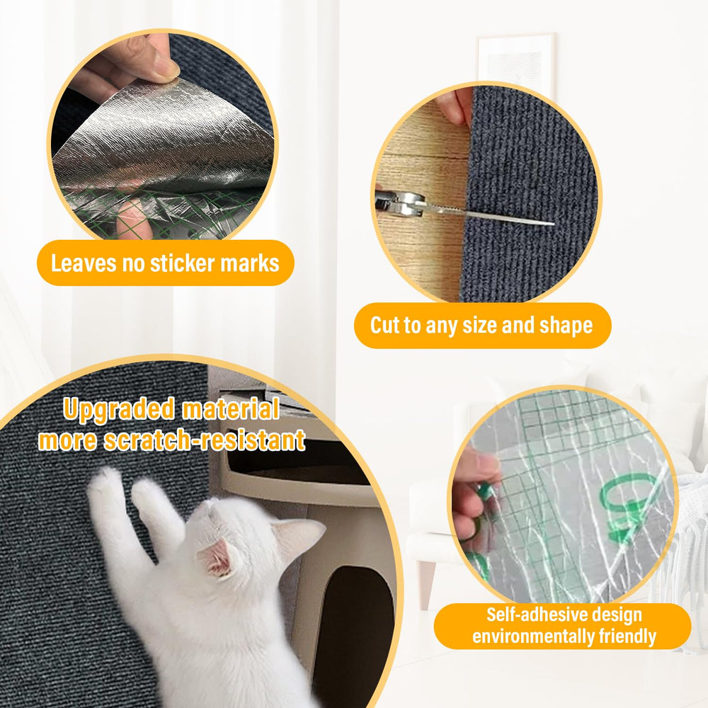 GMEZZO Cat Scratch Mat durable protector design shields furniture from claws.