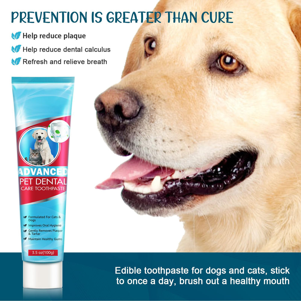 GNAPY dog toothpaste mint packaging emphasizes tartar control benefits.