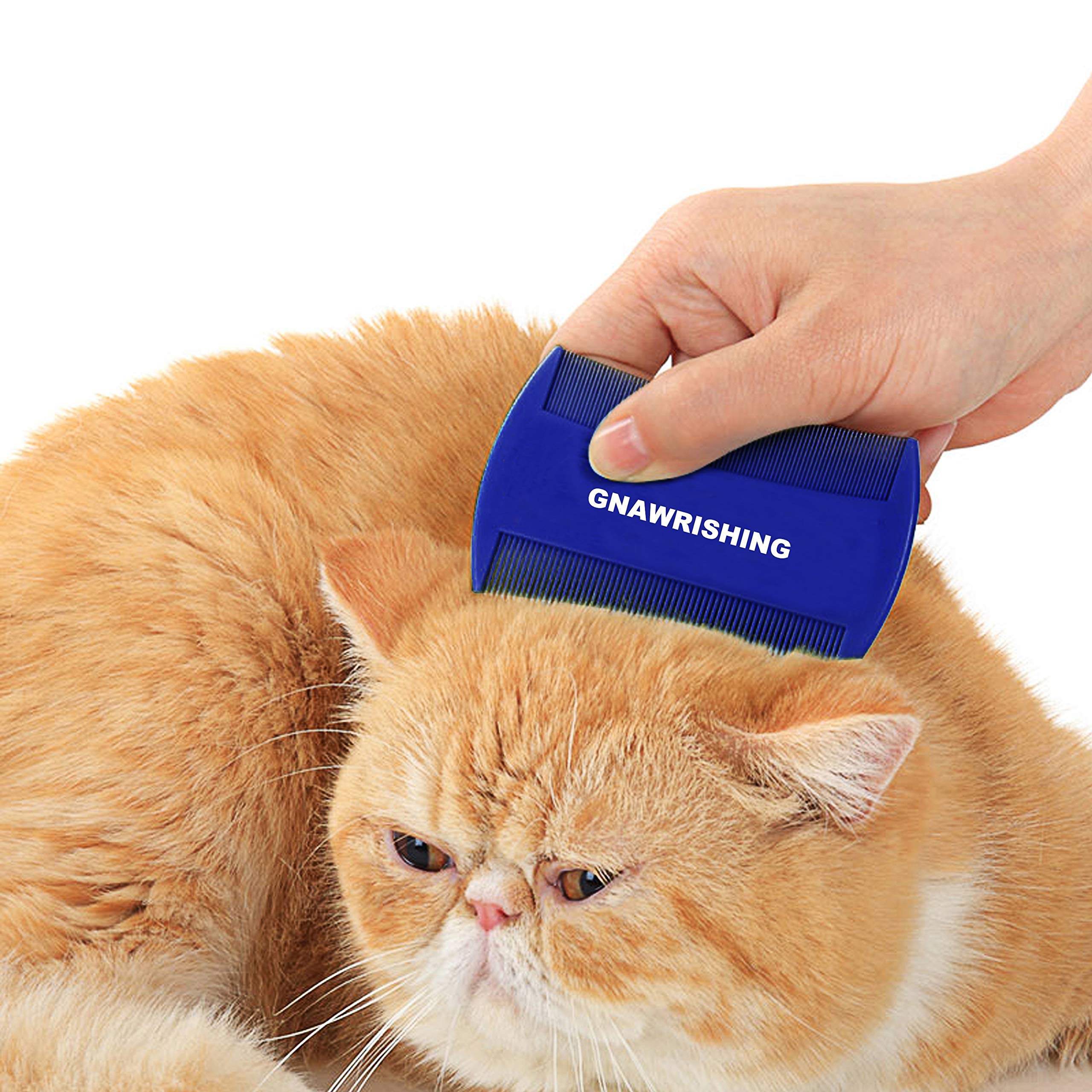 GNAWRISHING high-strength teeth comb durable metal performance for frequent grooming sessions.